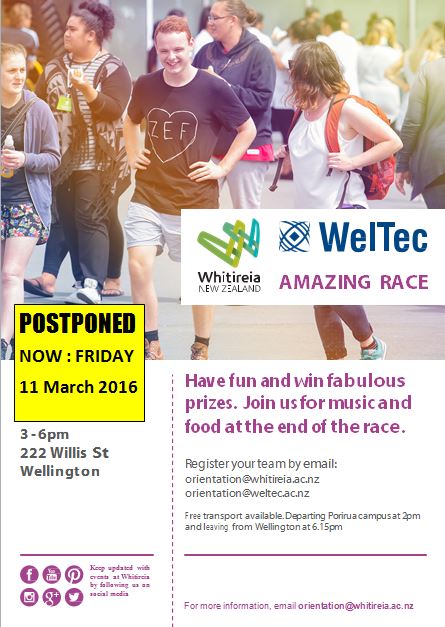 Amazing Race Poster 11 March 2016